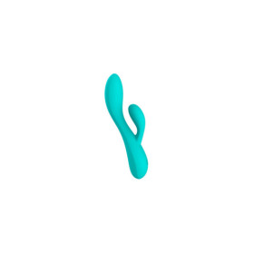 Vibromasseur rabbit USB turquoise NINA 